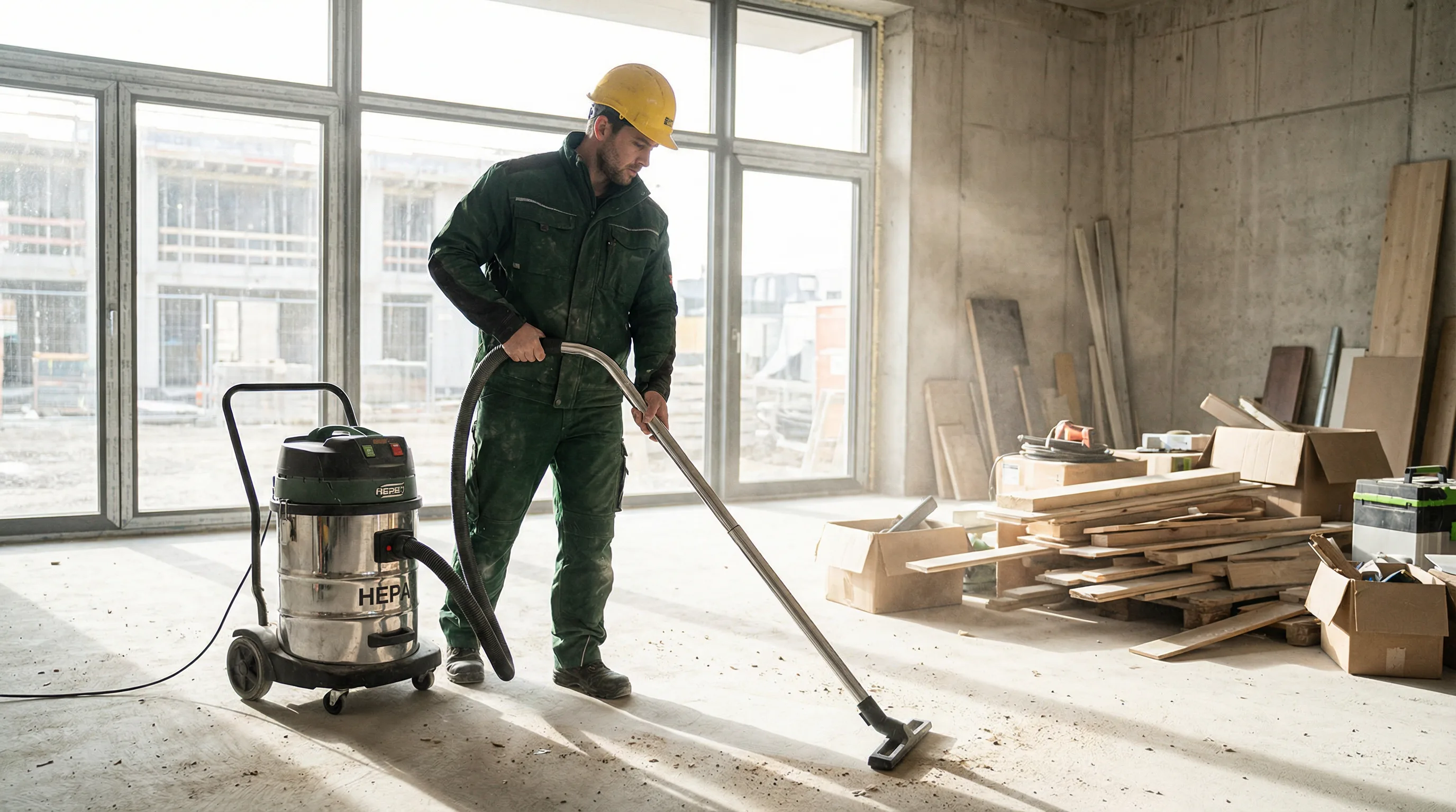 Nettoyage de fin de chantier