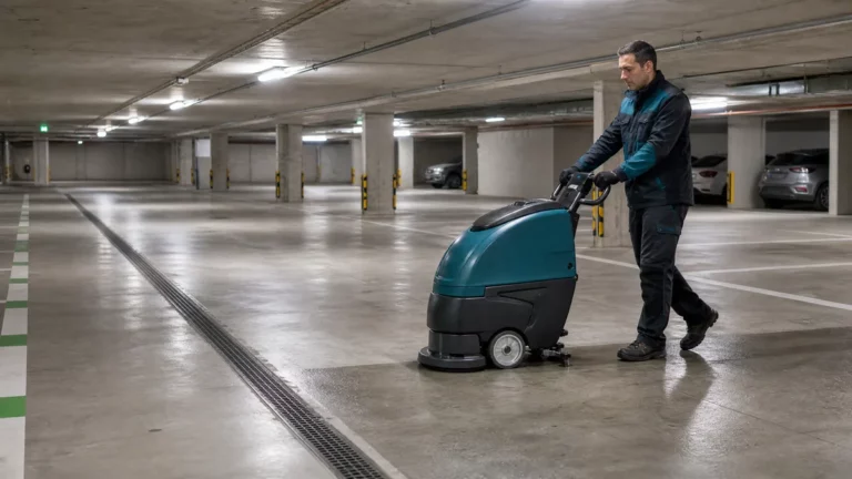 Nettoyage de parking en copropriété : méthode, fréquence et prix