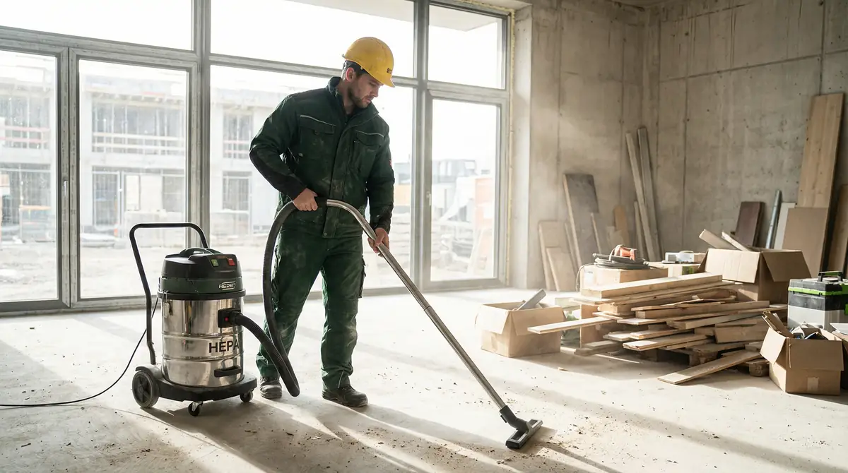 Nettoyage fin de chantier après travaux